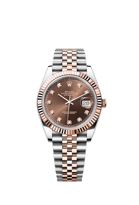 rolex brown dial watch|Rolex datejust 41 everose gold.